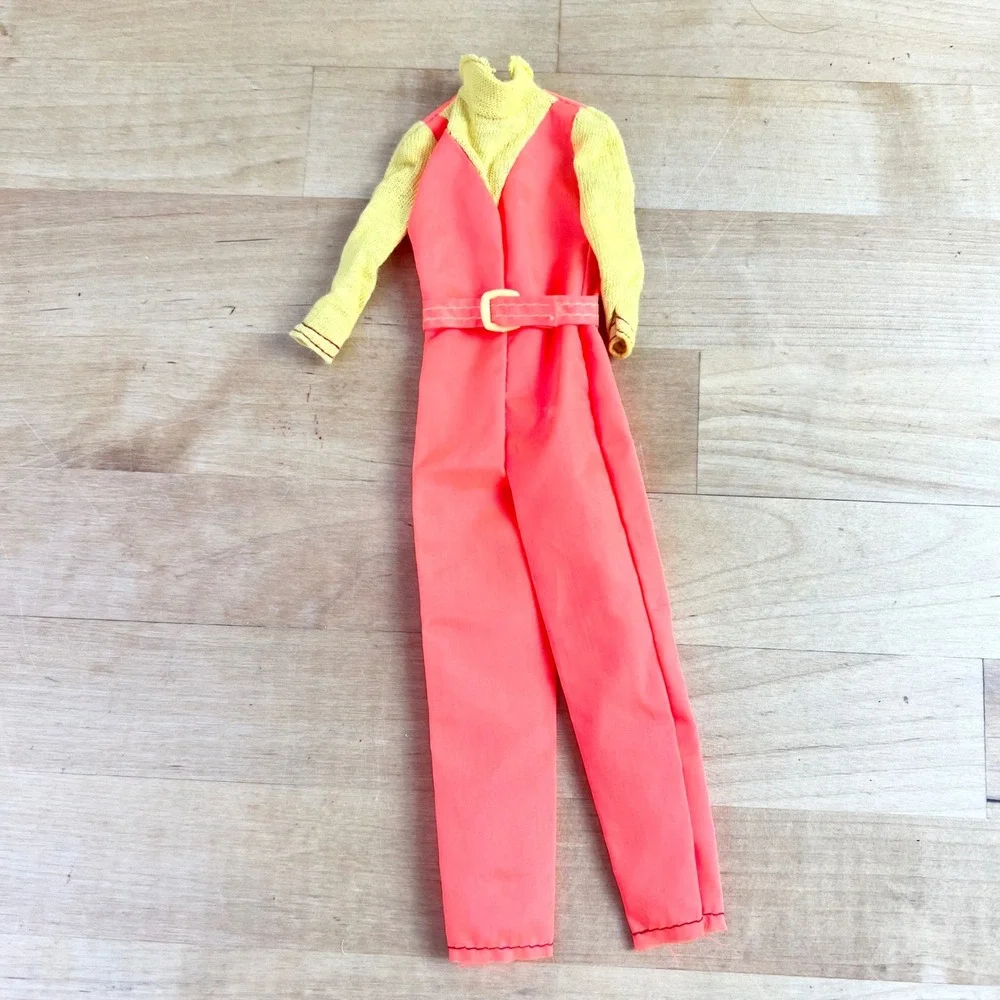 Vintage 1974 Mattel Barbie Doll Outfit Sun Valley #7806 Jumpsuit w/Belt
